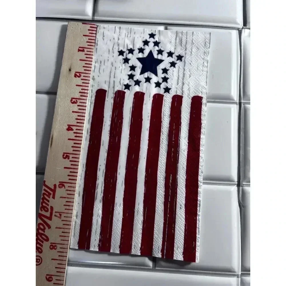 Lot Of Various American Fourth Of July Paper Napkins 3 Ply Americana Patriotic